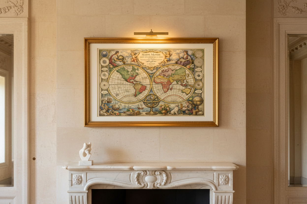 Mappe-Monde Antique World Map