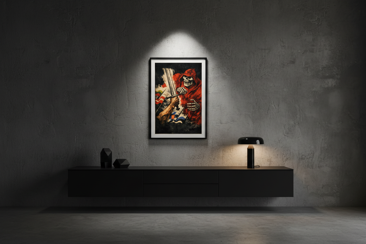 Defiance Against Darkness Vintage Poster