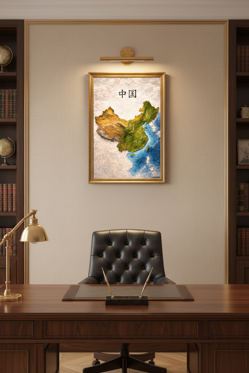 China Relief Map