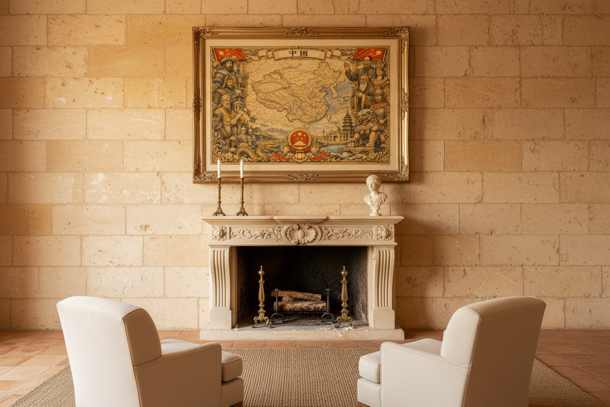 Timeless China Vintage Map