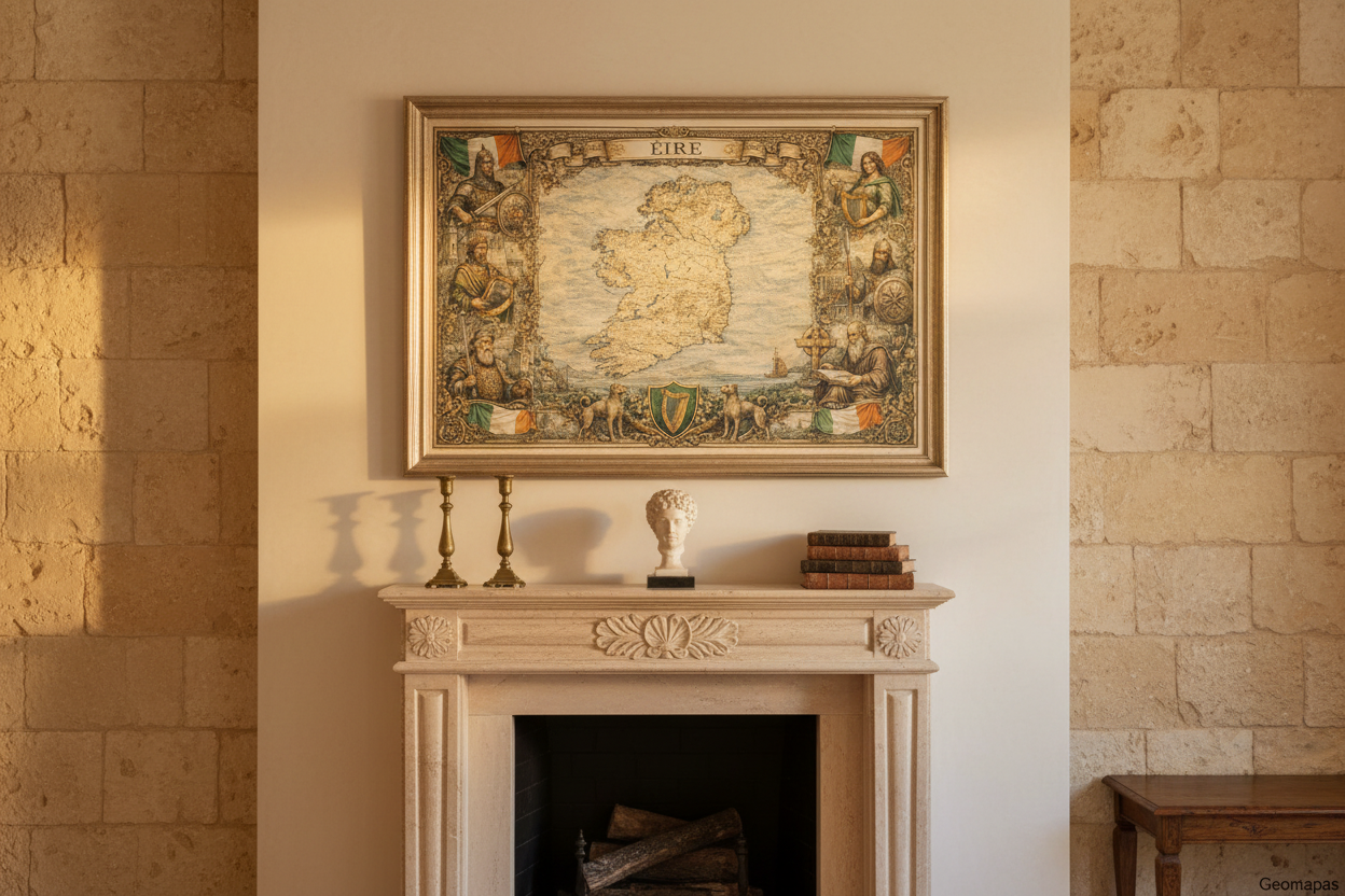 Timeless Ireland Vintage Map