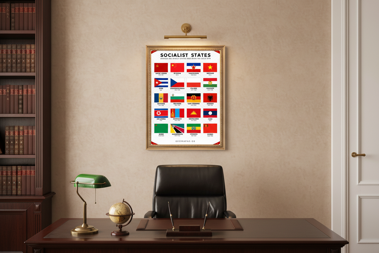 Socialist States Educational Poster