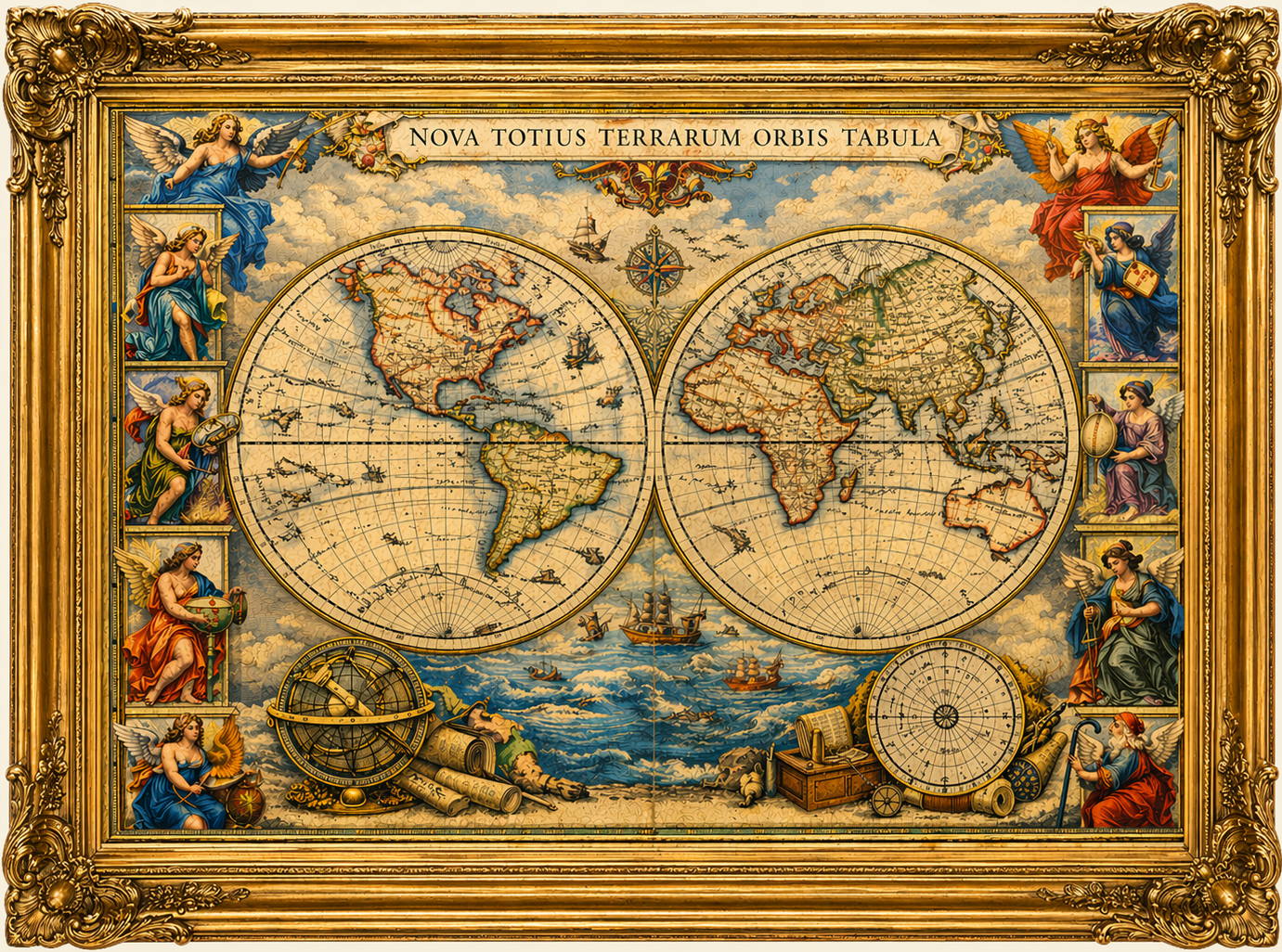 Antique World Maps