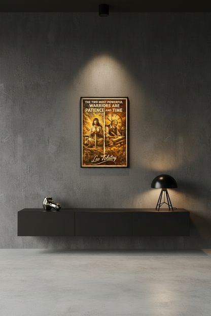 Patience and Time Quote Poster