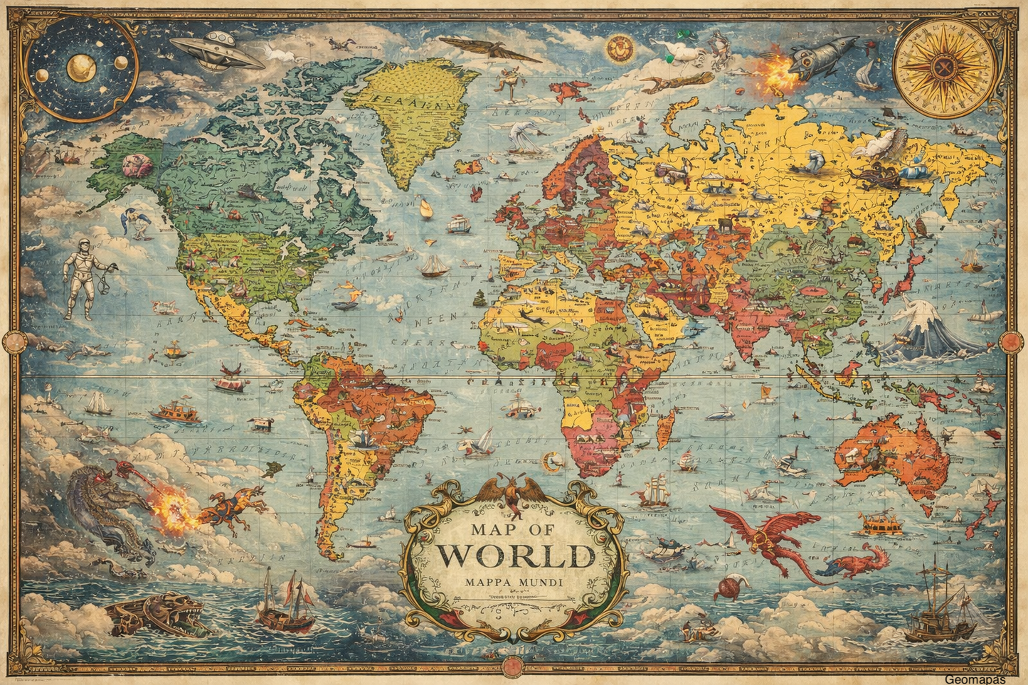 Mythic World Map