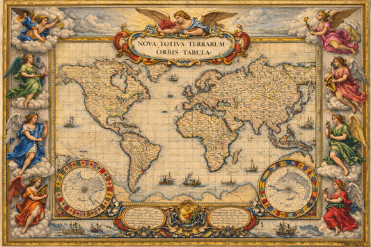 Celestial Nova Orbis World Map