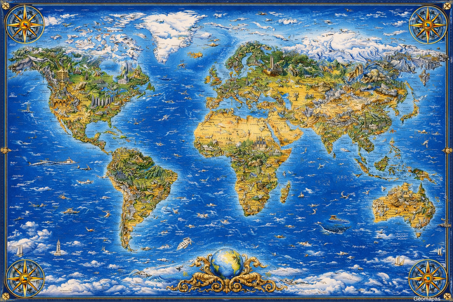 Grand Explorer World Map