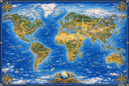 Grand Explorer World Map