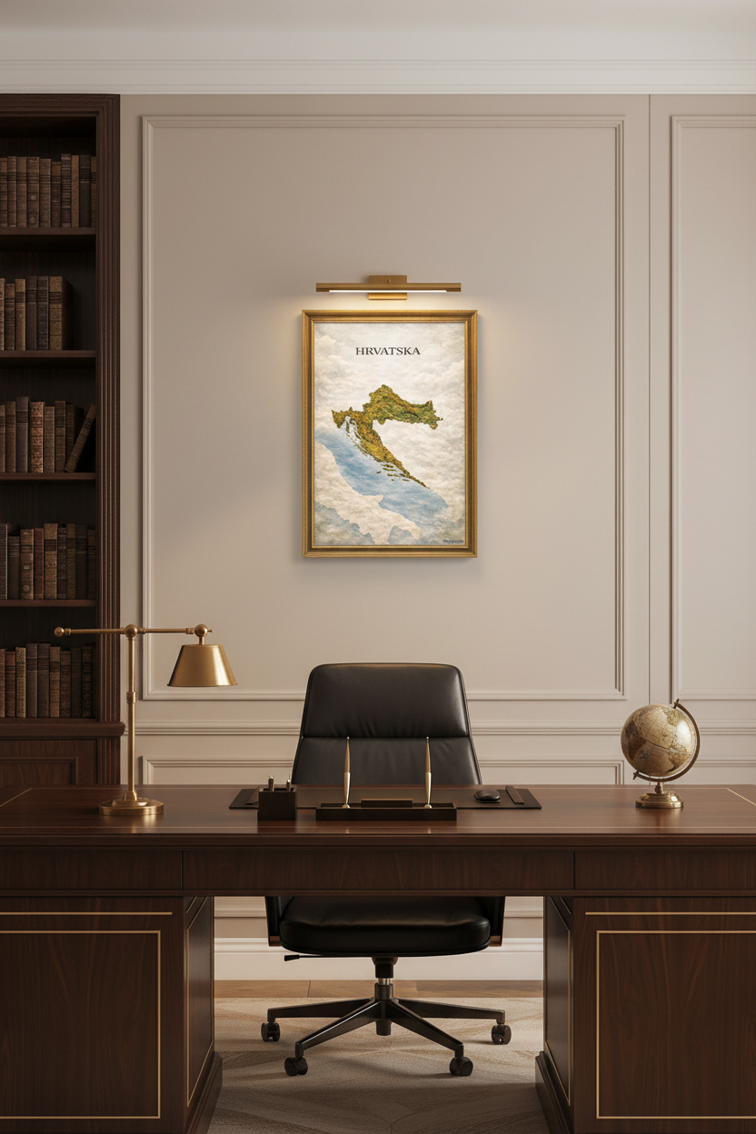 Croatia Relief Map