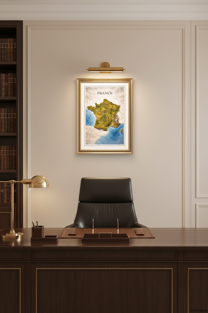 France Relief Map