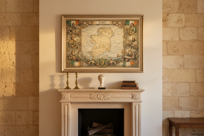 Timeless Ireland Vintage Map