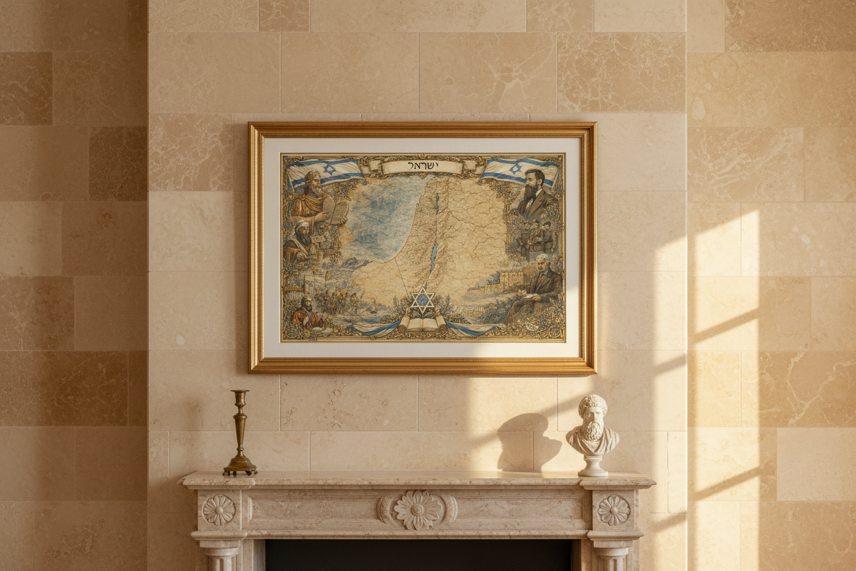 Timeless Israel Vintage Map