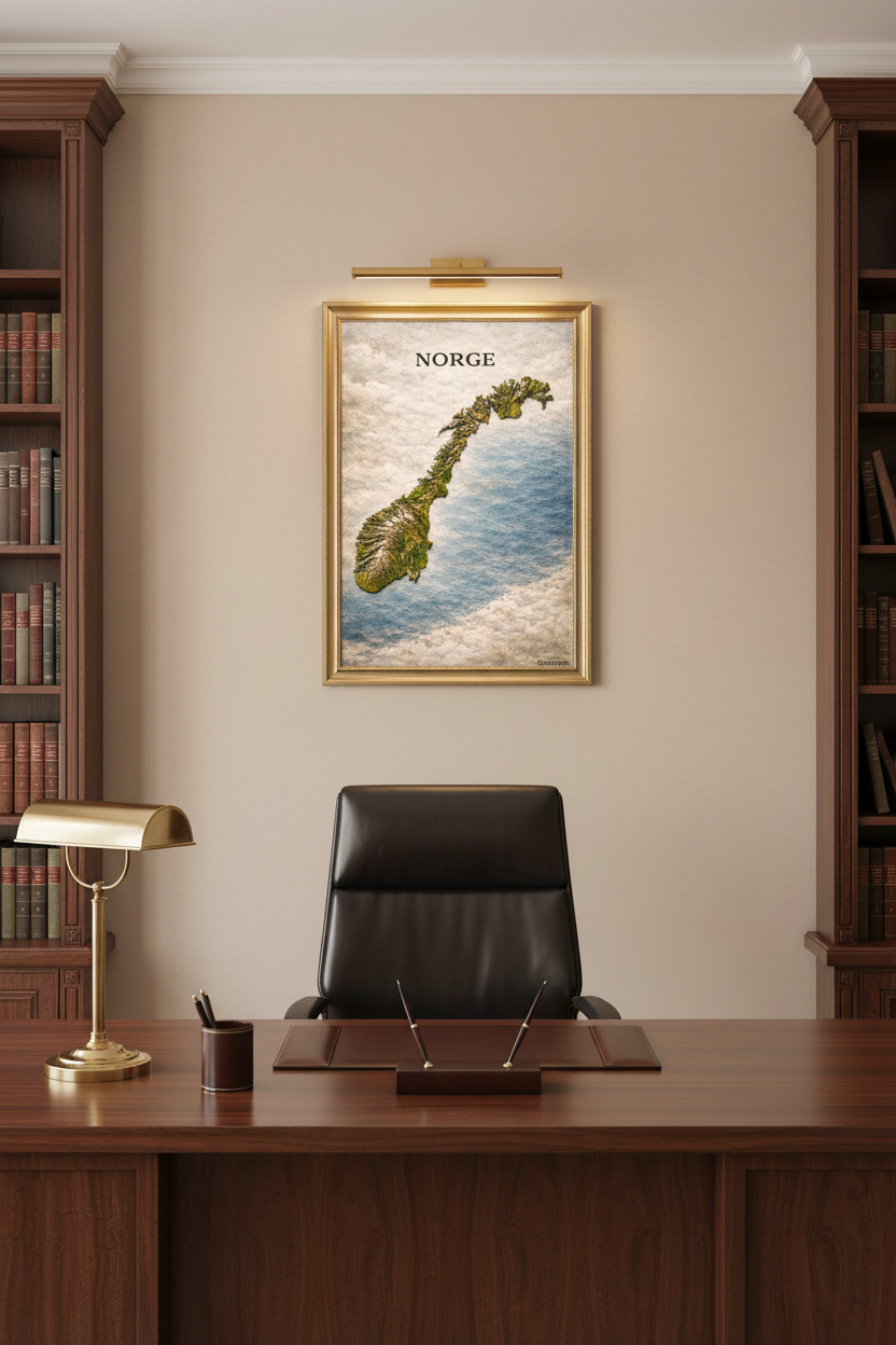 Norway Relief Map