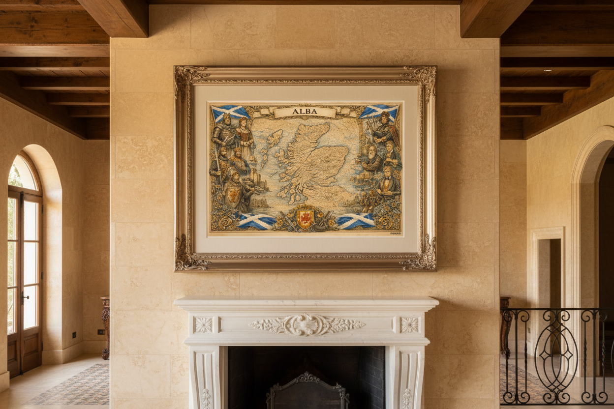 Timeless Scotland Vintage Map